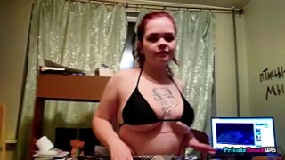 Plump Russian Beauty Takes A Hard, Deep Pounding