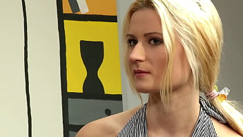 Bashful Blonde Bimbo Begging For It