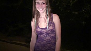 Innocent Teen Alexis Crystal Craves Public Exposure At The Gloryhole