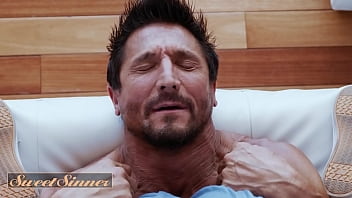 Britney Light Seduces Her Friend’s Dad With A Sensual Massage Before Taking His Hard Cock Deep In Her Mouth.