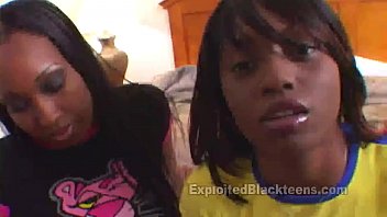 Ebony Beauties Take Turns Riding A Thick White Cock In A Steamy Threesome Scene