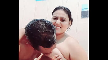 Sultry Desi Bathroom Fuck