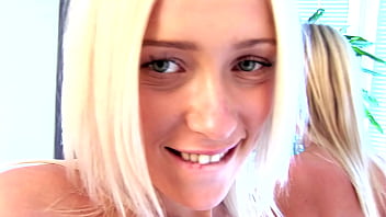 Sultry Blondes Slobbering, Stretching, And Spreading Their Tight Holes Wide Open