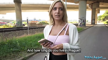 A Sultry Spanish Bombshell With Massive Tits Gets Caught By A Public Agent