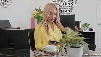 Caught In The Act: Ricky Johnson Helps Bunny Snap Naughty Office Pics Before Pounding Her Hard