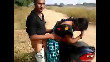 Desi Bhabhi’s Wild Ride: Blowing And Getting Pounded Doggystyle On A Motorbike