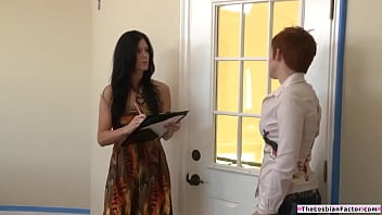 Petite Milf Submits To Her Sapphire Seductress In A Steamy Session Of Sapphic Surrender.