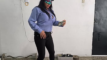 Off-duty Cop Flaunts Her Irresistible Curves In Scandalous Display.