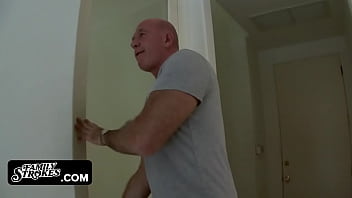 A Filthy Teen Slut Gets Her Stepdad’s Cock Down Her Throat In This Trinity Stclair Scene.