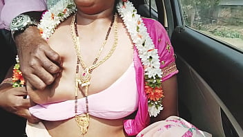 Sizzling Desi Aunty Gets Wild With Car Sex, Moaning Dirty Telugu Whispers In Your Ear.