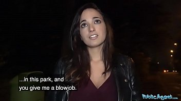 A Spanish Bombshell Gets Her Tight Pussy Stretched By A Random Cock In Public.