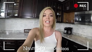 The Blonde Bombshell Nanny Seduces Her Hung Boss