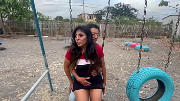 What If We Get Caught? Fucking My Dirty Little Slut In The Park With A Stranger Who Can’t Keep His Hands Off Us.