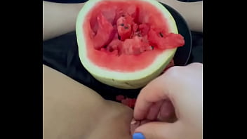 Juicy Watermelon Teases Tight Pussy To Explosive Orgasms—amateur Arabian Girl’s Kinky Food Fetish Unleashed In Raw, Homemade Masturbation Fantasy