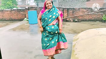 Soaked And Moaning In The Rain: Bhabhi Takes It Hard With Hindi Dirty Talk