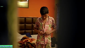 18-year-old Boy Pounding His Gorgeous Roommate! Naughty Bhabhi Gets Ravaged
