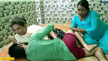Sultry Indian Beauty And Her Bhabhi Share One Lucky Man In A Steamy Hindi Xxx Threesome