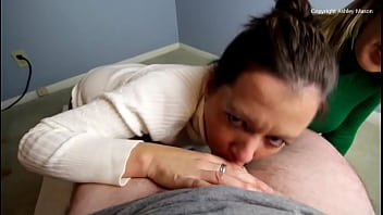 Two Cocks Stuffed In A Woolly Mouth