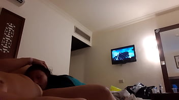 Hotel Room Throat Fuck: Lesbian Fantasy Girls