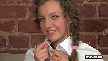 Sultry Russian Blonde Teen Soaking Wet And Moaning In Ecstasy