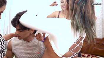 Desi Yoga Instructor Ravaged By Dominant Women In Public With Hindi Moans