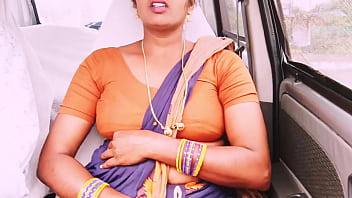Desi Servant Girl Gets Nasty In The Car With Dirty Telugu Whispers And Golden Shower Action.