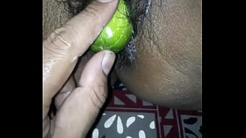 Sultry Desi Wife Sensually Devours A Thick, Juicy Cucumber