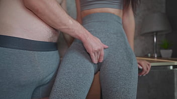 My Sweaty Step Mommy’s Yoga Pants Are Begging For My Creampie In 4k