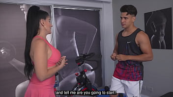 Sweat-soaked And Sinful: My Best Friend’s Stepmom And I Go At It In The Gym