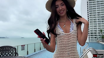 Luscious Spanish Beauty Blanca Craves A Thick Russian Cock To Stretch Her Tight Pussy While On Holiday