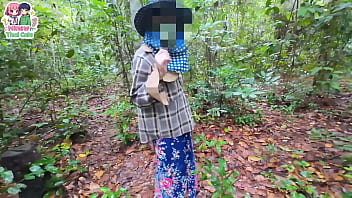 สาวไทยวัยรุ่นเดินหาหมากระจุกในป่า โดนจับเย็ดหีซะงั้น เสียงครวญครางดังลั่น