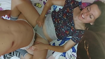 Naughty Stepsister Can’t Resist Her Stepbrother’s Massive Cock, Leading To A Wild, Forbidden Fuck Session