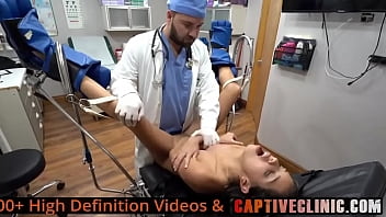 Doctor Tampa Breaks Aria Nicole’s Innocence As Nurses Channy Crossfire And Genesis Give Her A Forced Lesbian Awakening!
