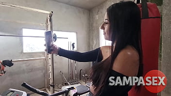 Sweaty Gym Anal Domination With Natty Hot