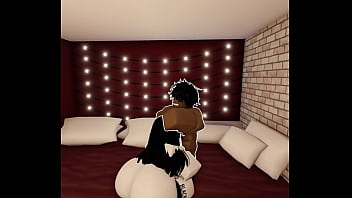 Perra Blanca Se Topa Con Una Enorme Y Gruesa Verga Negra En Roblox