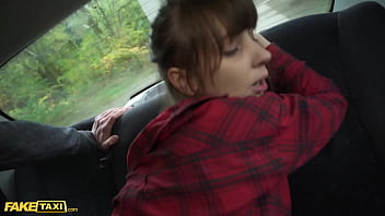 Shy Brunette Luna Dark Gets Bent Over And Pounded Doggystyle In Fake Taxi