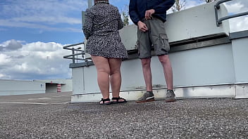 Parking Lot Piss: A Mature Slut Spreads Wide And Lets It Flow