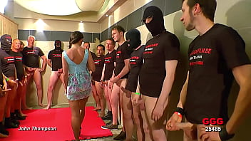 Ravishing Russian Vixen Takes On A Rowdy Gangbang
