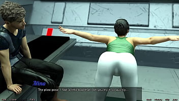 Bouncing Through Zero-g: A Milf’s Milky Hot Yoga Session