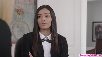 Naughty Schoolgirl Gets Her Pussy Devoured By Her Mature Dean