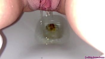 Sloppy Creampie Dripping From A Gushing Pussy, Followed By A Steamy Piss And Guttural Farts