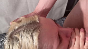 Young Blonde Bombshell Services Her Roommate’s Throbbing Cock With Eager Lips