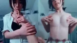 Gadis Sma Chindo Cantik Menggoyang Dengan Gaya Seksi