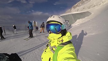 Ski Lift Surprise: A 4k Facial Climax In Two Parts
