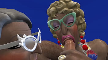 Naughty Nana’s Voyage: Unhinged Oral Adventures On The Senior Sims Seas
