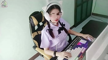 รุ่นพี่จับนักเรียนไทยร้องลั่นบ้านขณะโดนเย็ดหน้ากล้อง