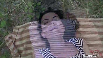 Horny Czech Student Slut Can’t Stop Getting Pounded Outdoors