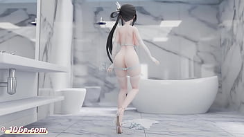 魅惑碧蓝航线镇海：3d国漫vam裸舞抖音风mmd纯舞（成人动漫诱惑）