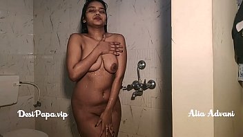 Sultry Punjabi Beauty Alia Advani’s Steamy Shower Session