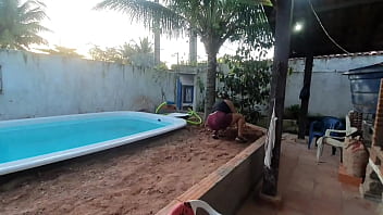 Pornstars Get Wet And Wild: Fada Mel, Paty Bumbum, And El Toro De Oro Build A Pool For Filthy Fun